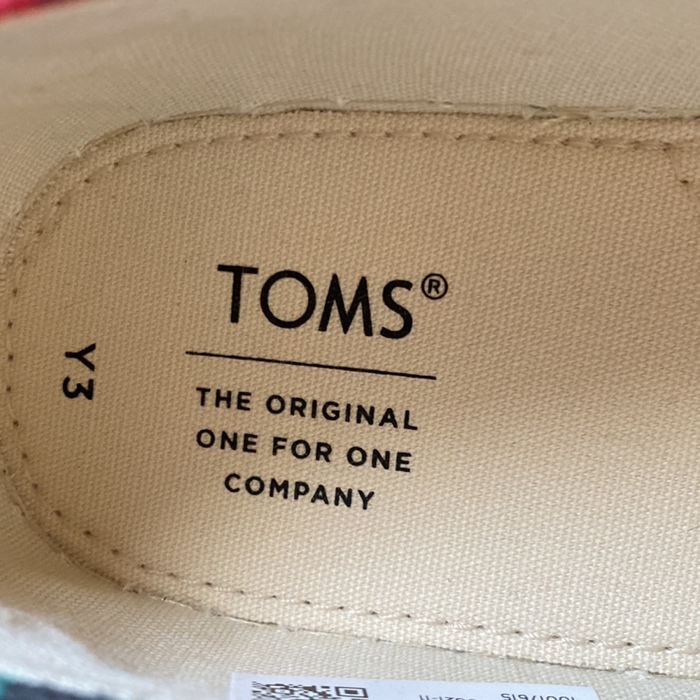 New Toms Belmont Forged Iron Tree Lights Print Youth 3 - Picture 2 of 4